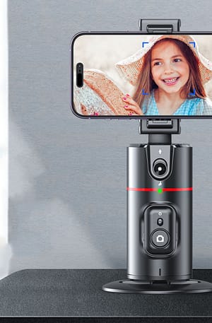 360 Degree Intelligent AI Facial Recognition Tracking And Tracking Stabilizer