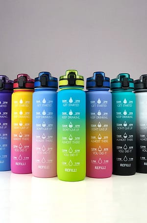 Sports Frosted Gradient Water Bottle